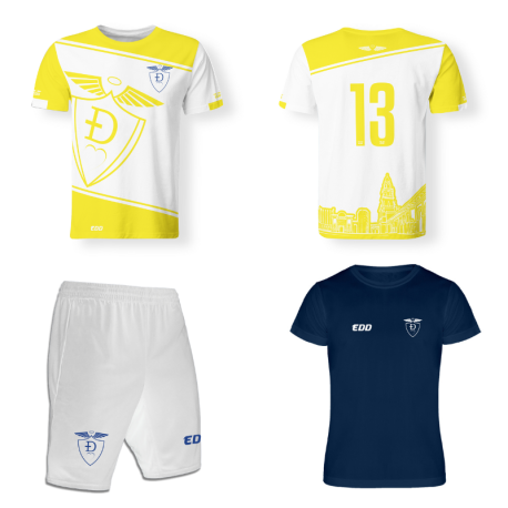 Pack - 1ª  Equipación Fútbol Portero Camiseta + Bermuda + Camiseta Técnica