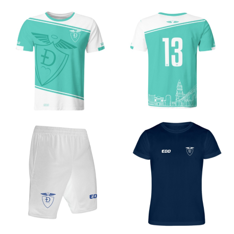 Pack - 2ª Equipación (Verde) Fútbol Jugador Camiseta + Bermuda + Camiseta Técnica