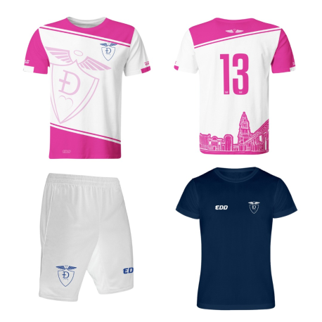 Pack - 2ª Equipación (Rosa) Fútbol Portero Camiseta + Bermuda + Camiseta Técnica