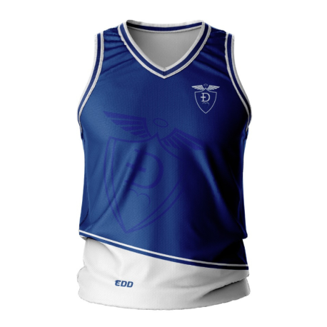 Camiseta 1ª Equipación Baloncesto (Azul) EDD